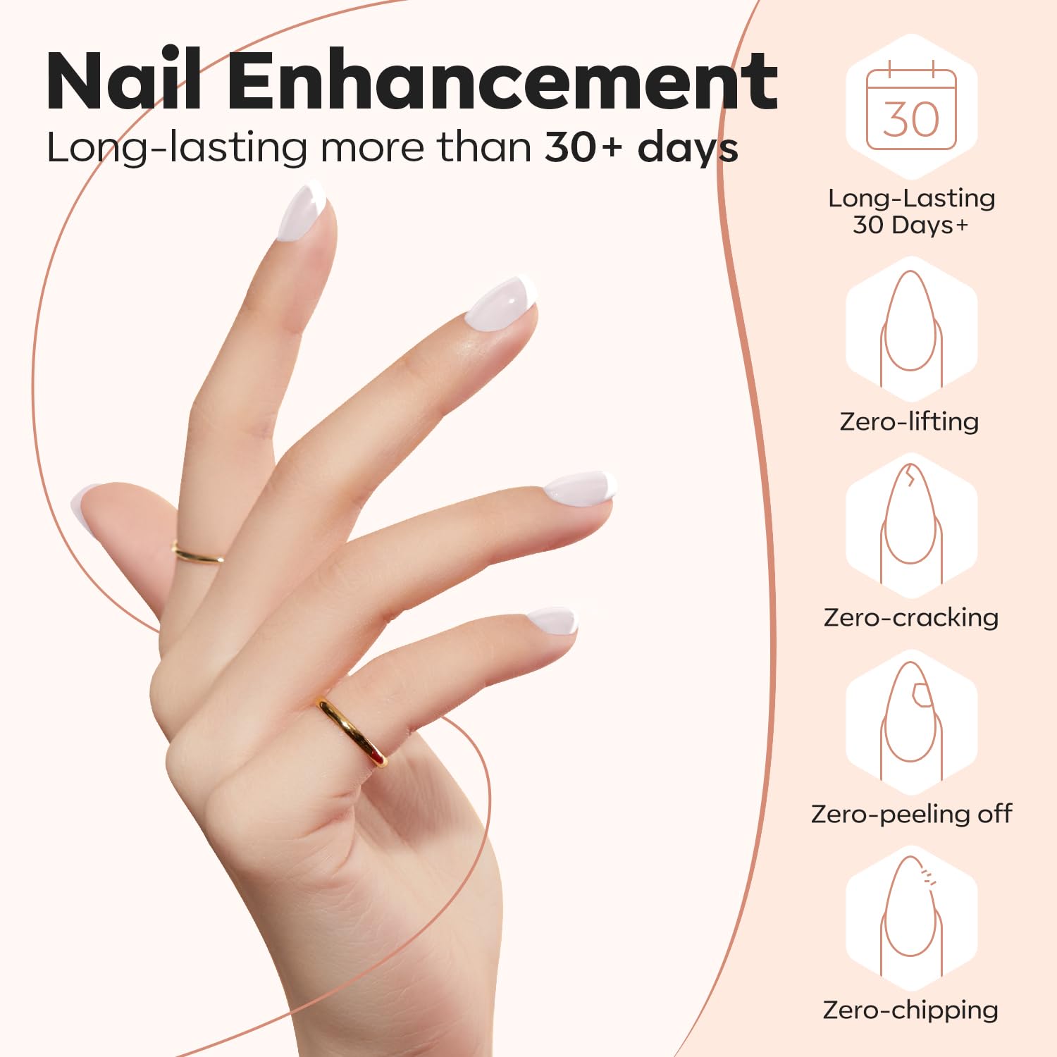 Modelones Builder Nail Gel shaping guiding precise, clean contours