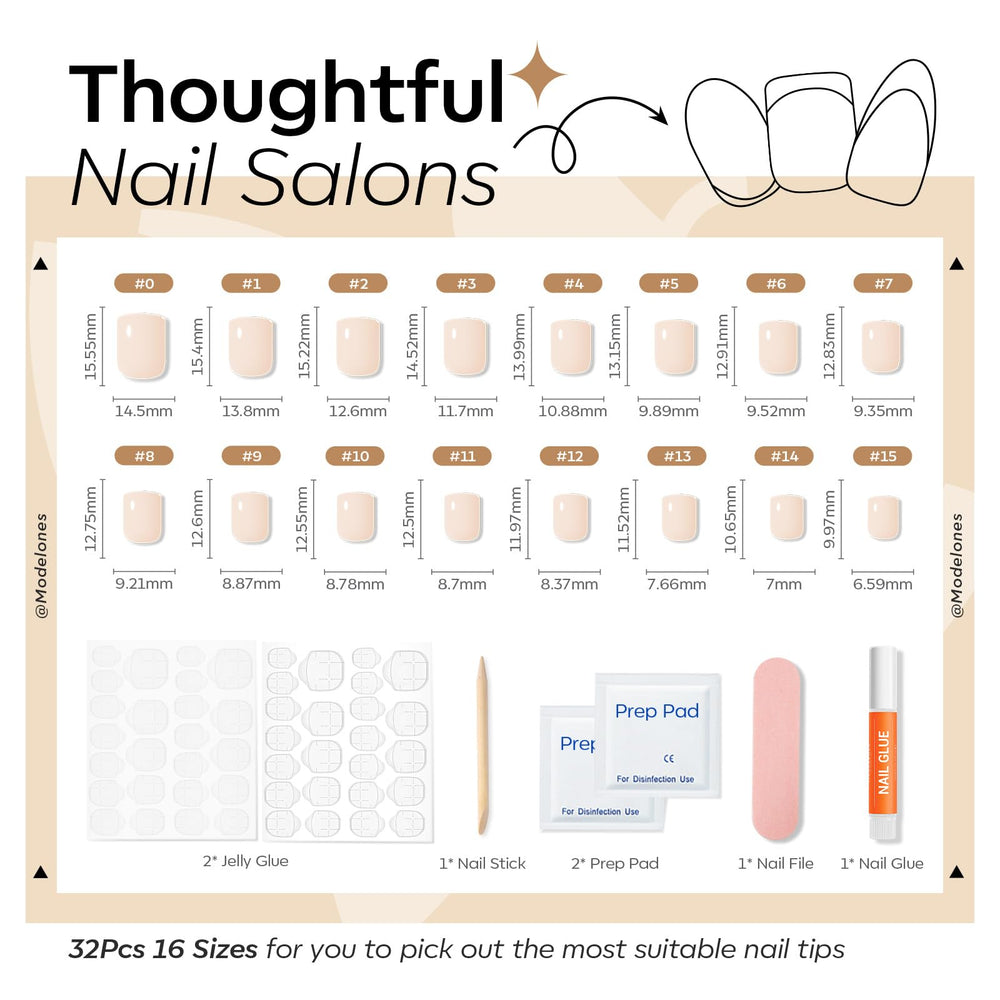 Modelones cuticle stick and prep pad for nail care routine.