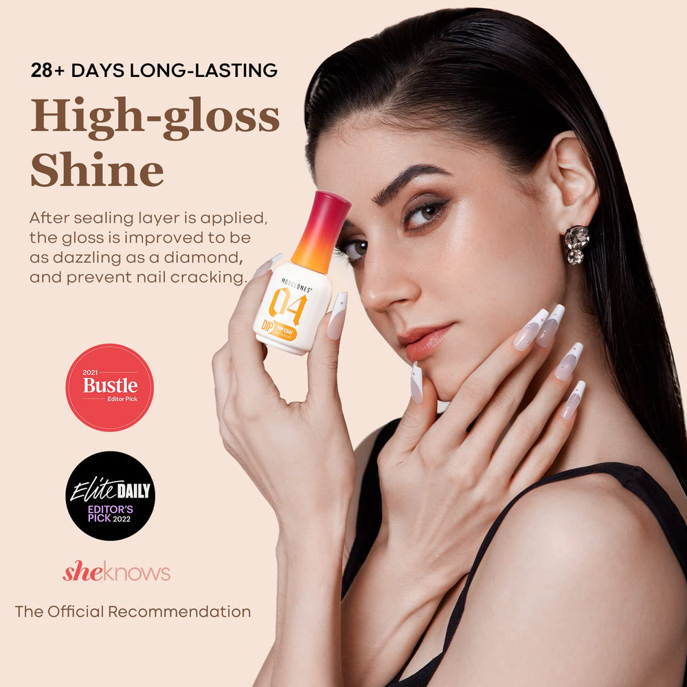 Modelones activator speeds curing without UV light for quick manicures.