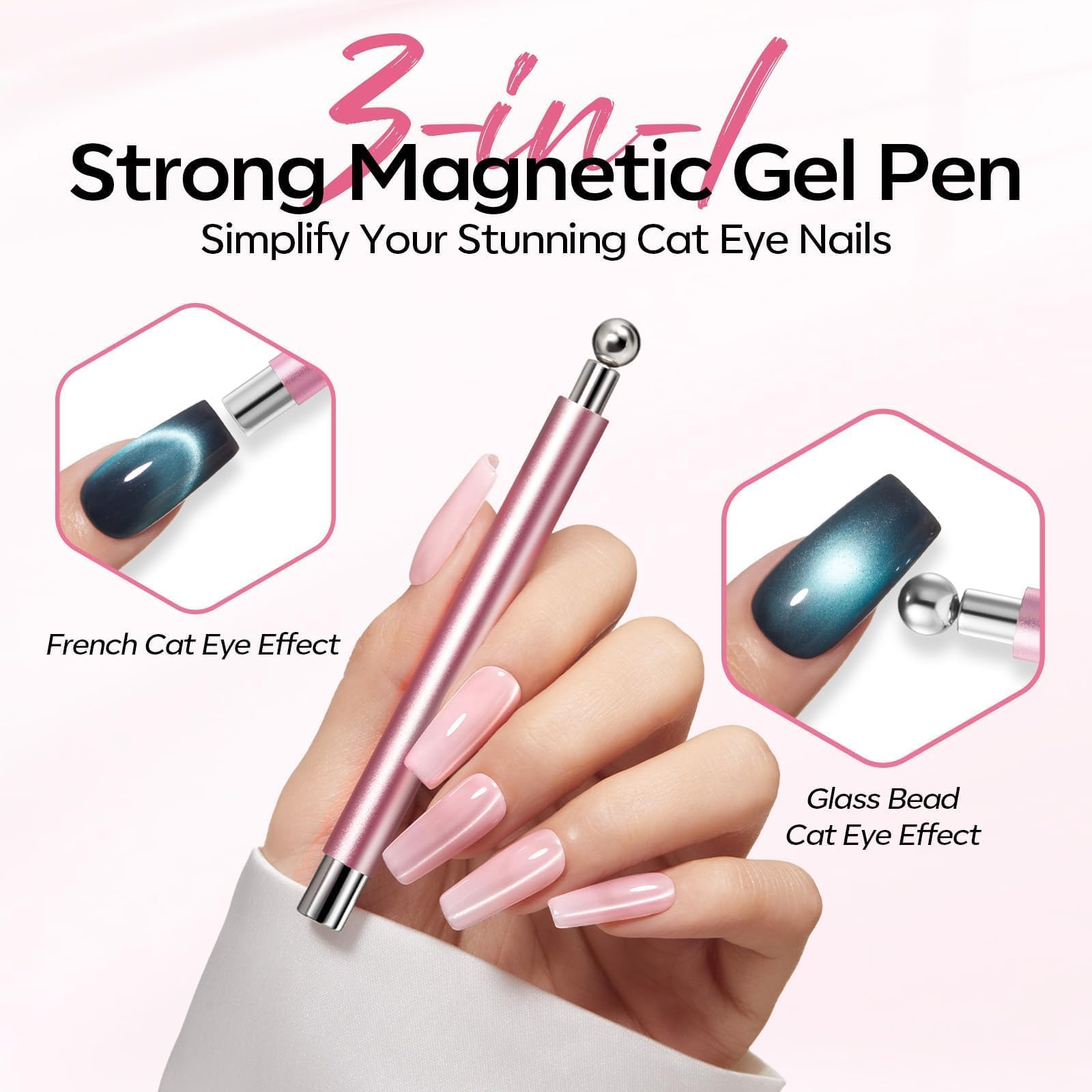 Modelones 3-in-1 cat-eye pen offers precise, multi-shape control