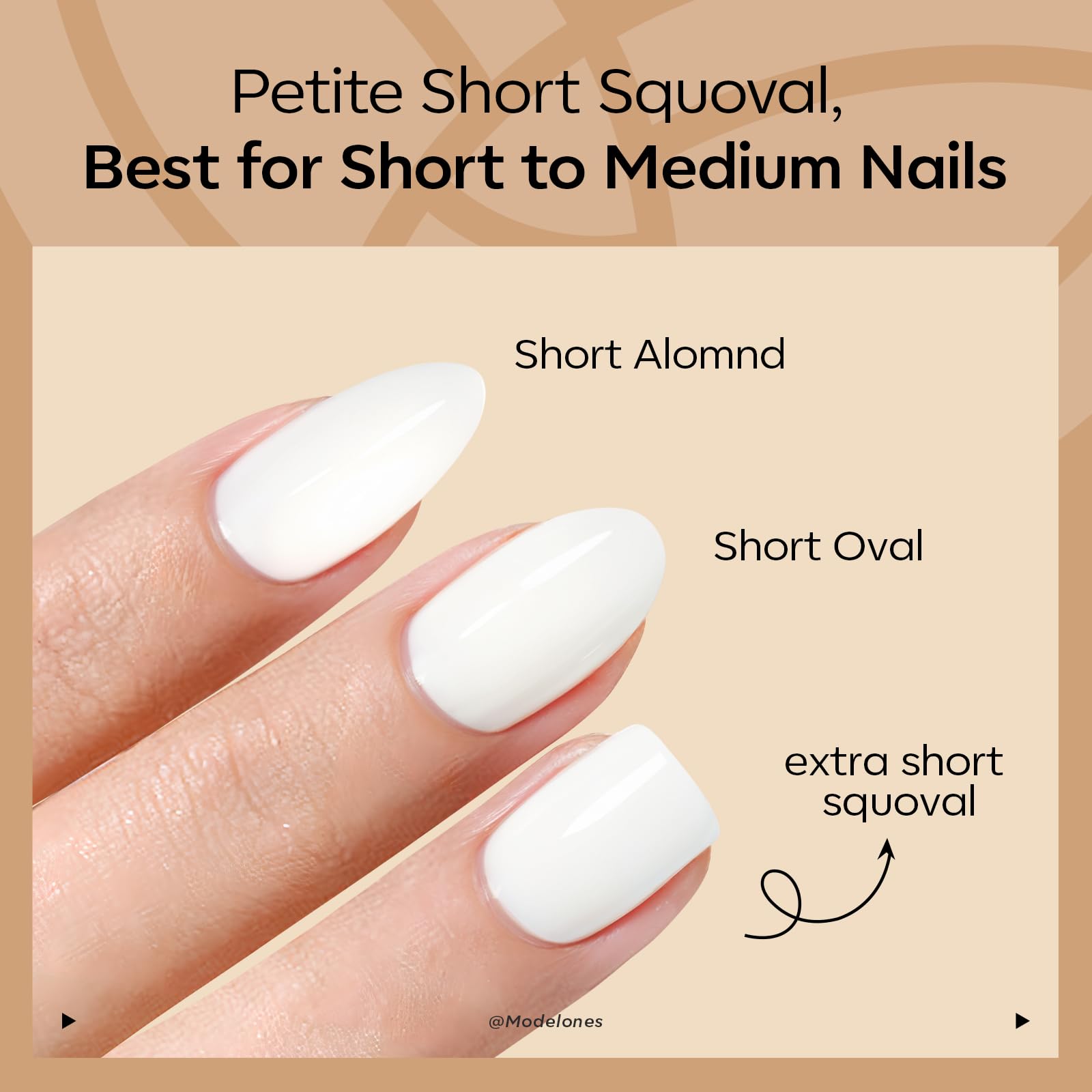 Modelones double-sided nail file designed for shaping and prep.