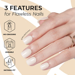 Modelones durable ABS nail material visible in the kit.
