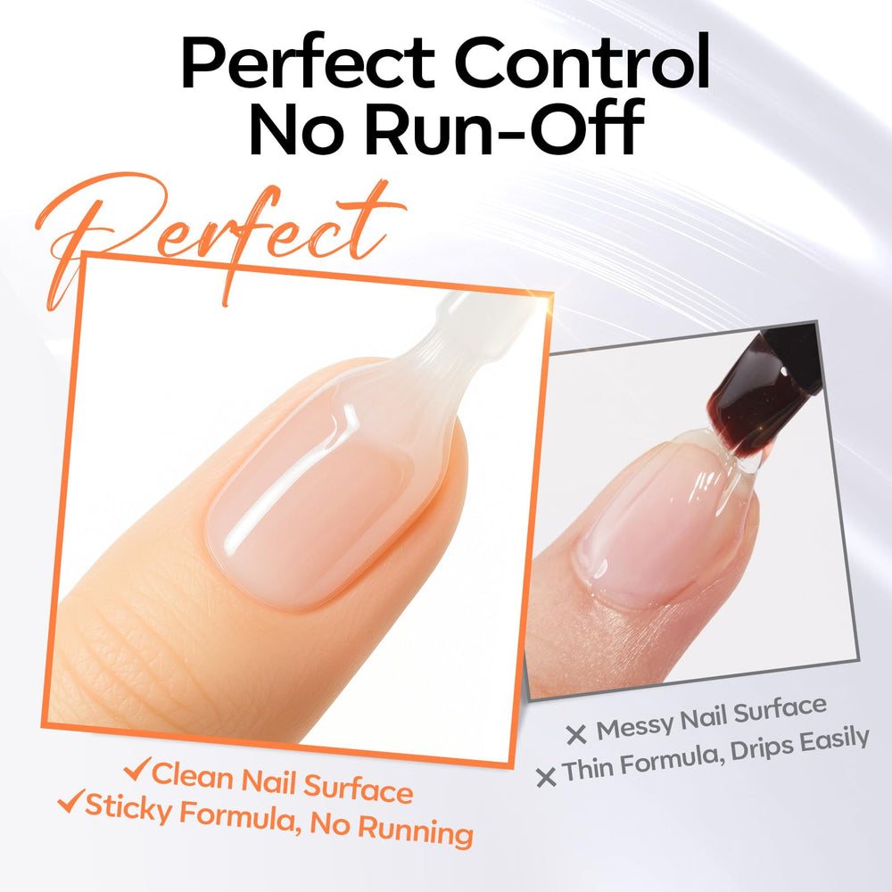 modelones flat applicator brush enables precise, mess-free application.