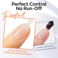 modelones flat applicator brush enables precise, mess-free application.