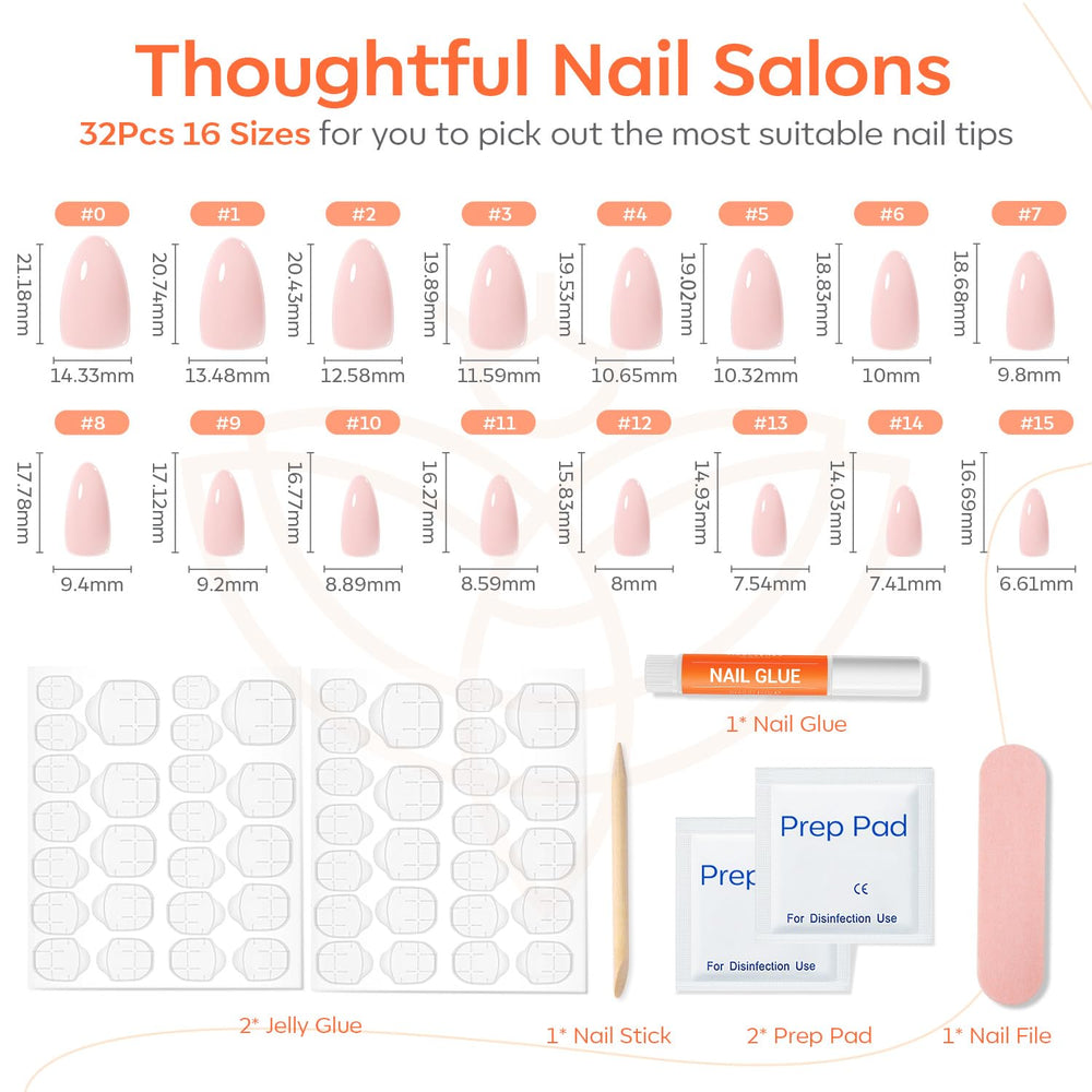 Modelones jelly adhesive tabs offer mess-free application.