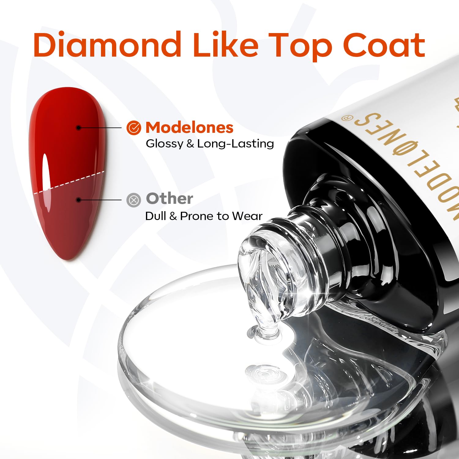Modelones LED curing lamp speeds up application in 30–60 seconds.