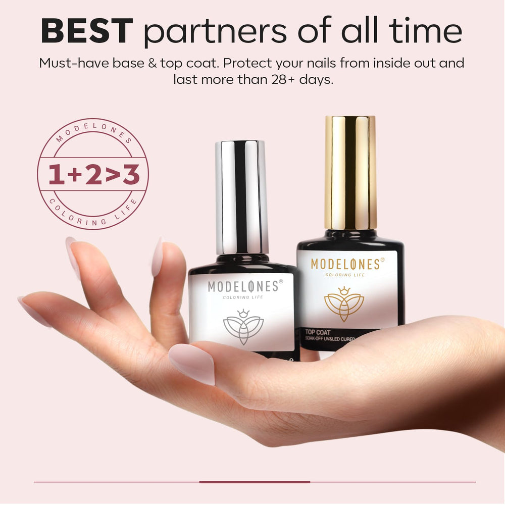 Modelones long lasting manicure with proper preparation
