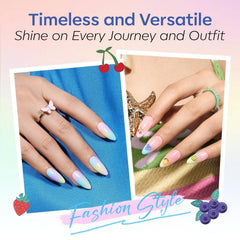 Modelones macaron purple gel polish for creative accent nails and smooth application.