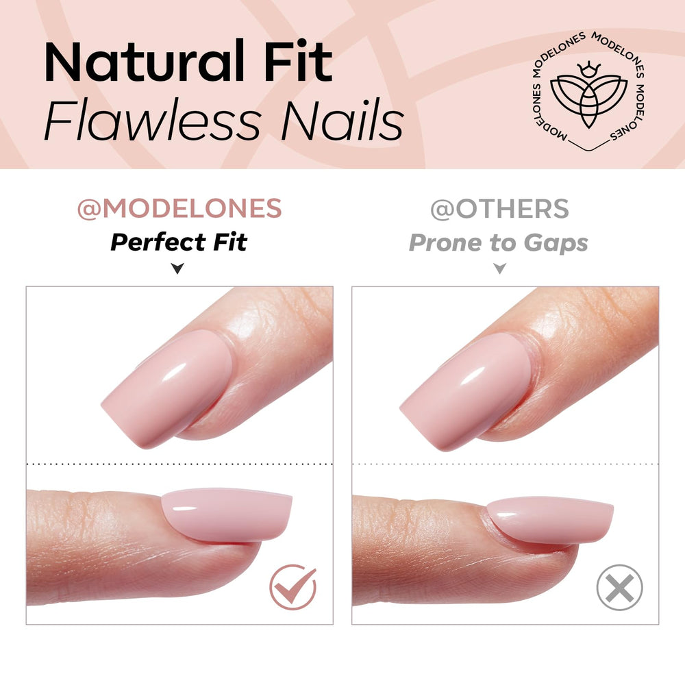 Modelones mini nail file emphasizing precise shaping during at‑home manicures
