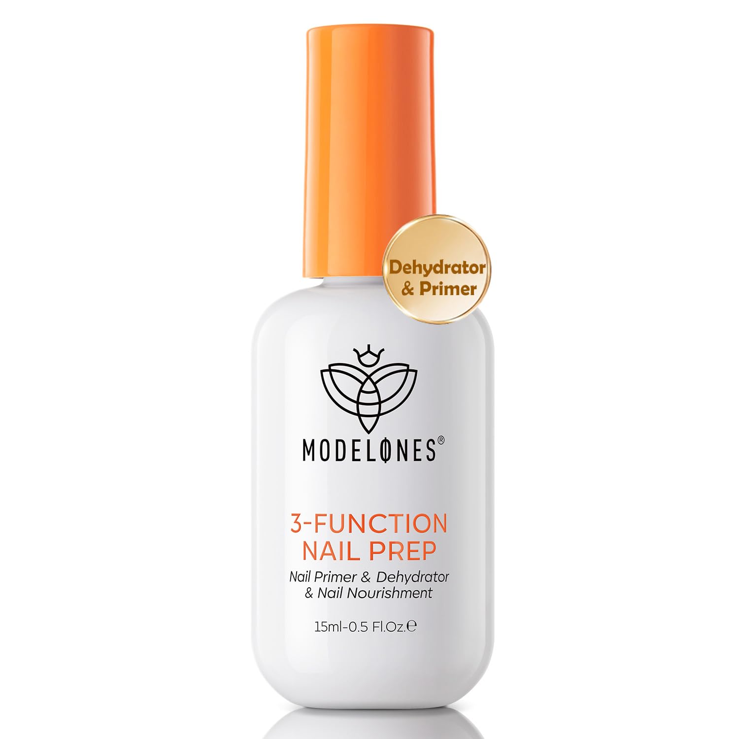 Modelones Nail Dehydrator bottle ready for prep, creating an oil-free surface for better adhesion.