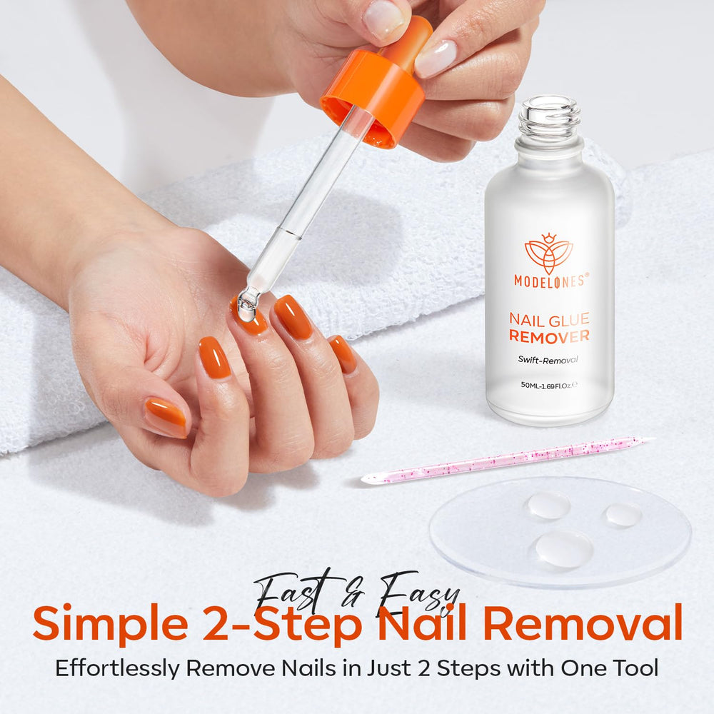Modelones multipurpose remover for nail art glue and polish