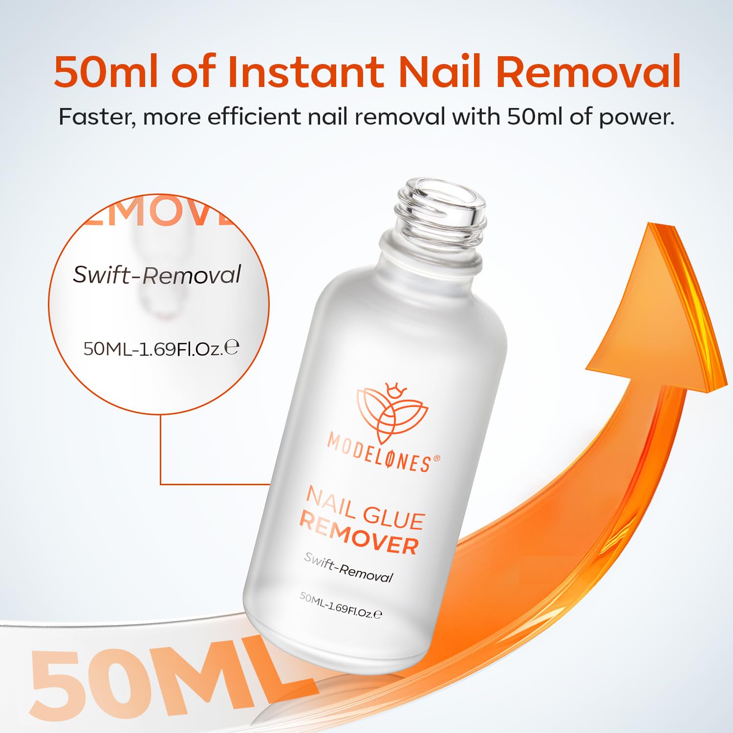 Ideal for removing press-on nails with Modelones remover