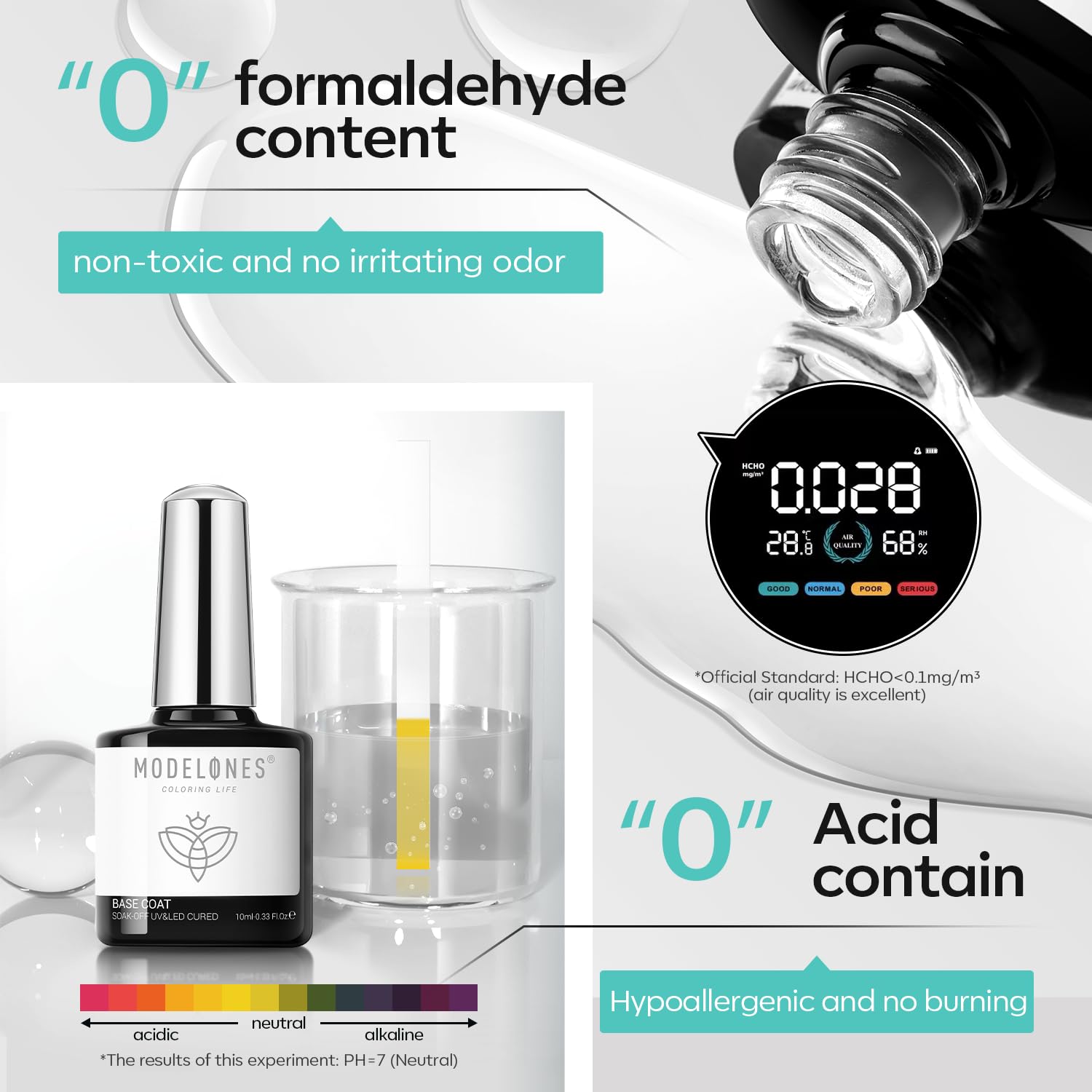 Modelones Nail Prep Kit showcased with glossy finish for easy at-home manicure.