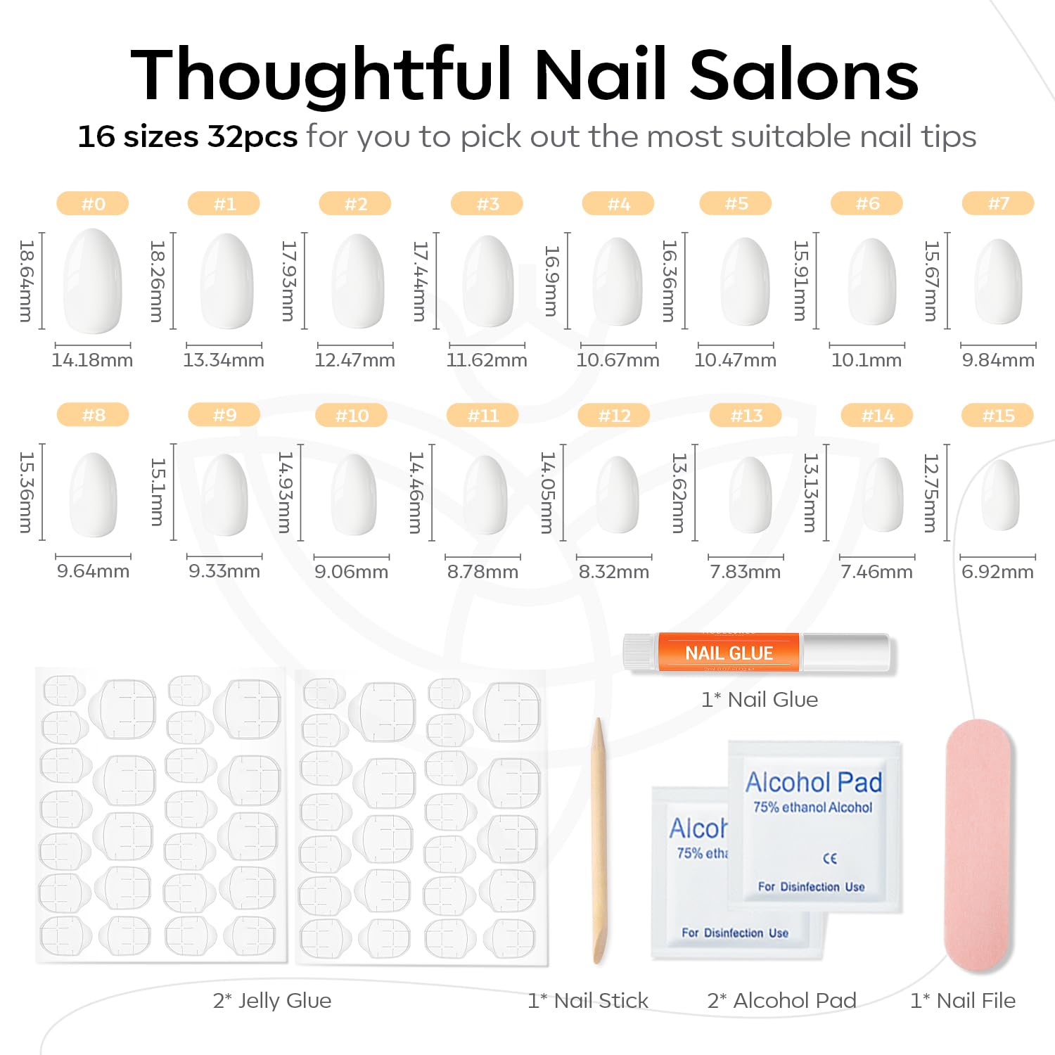 Modelones prep pads keep nails clean before application