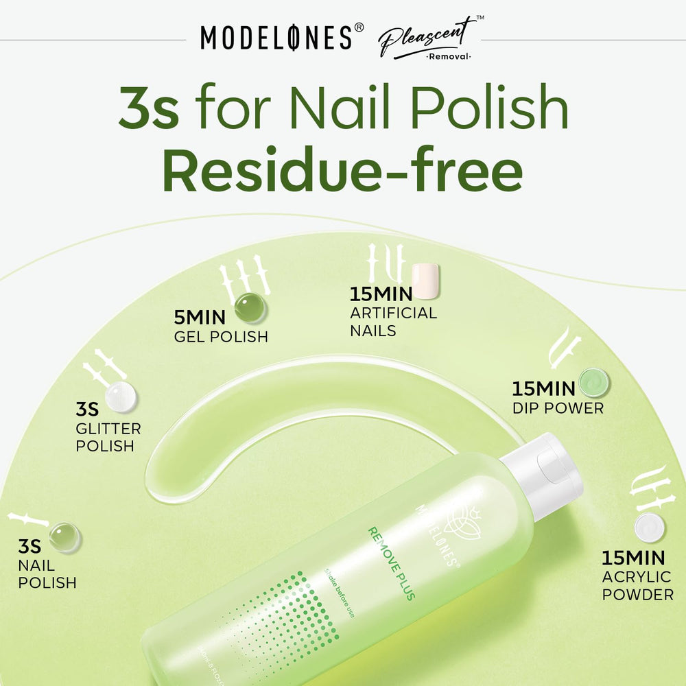 Modelones remover ingredients with cucumber and carnation extracts.
