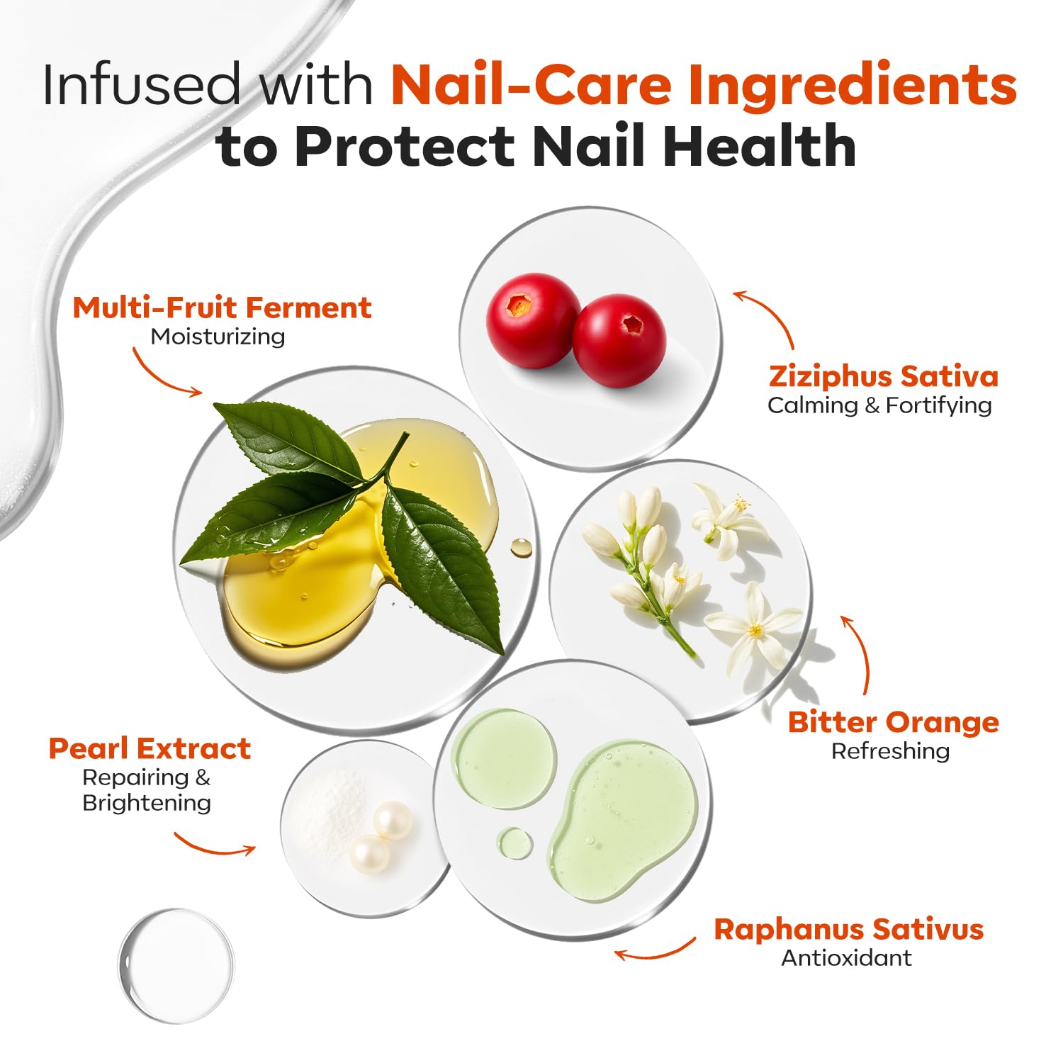 Modelones nail care for damaged nails with protective finish