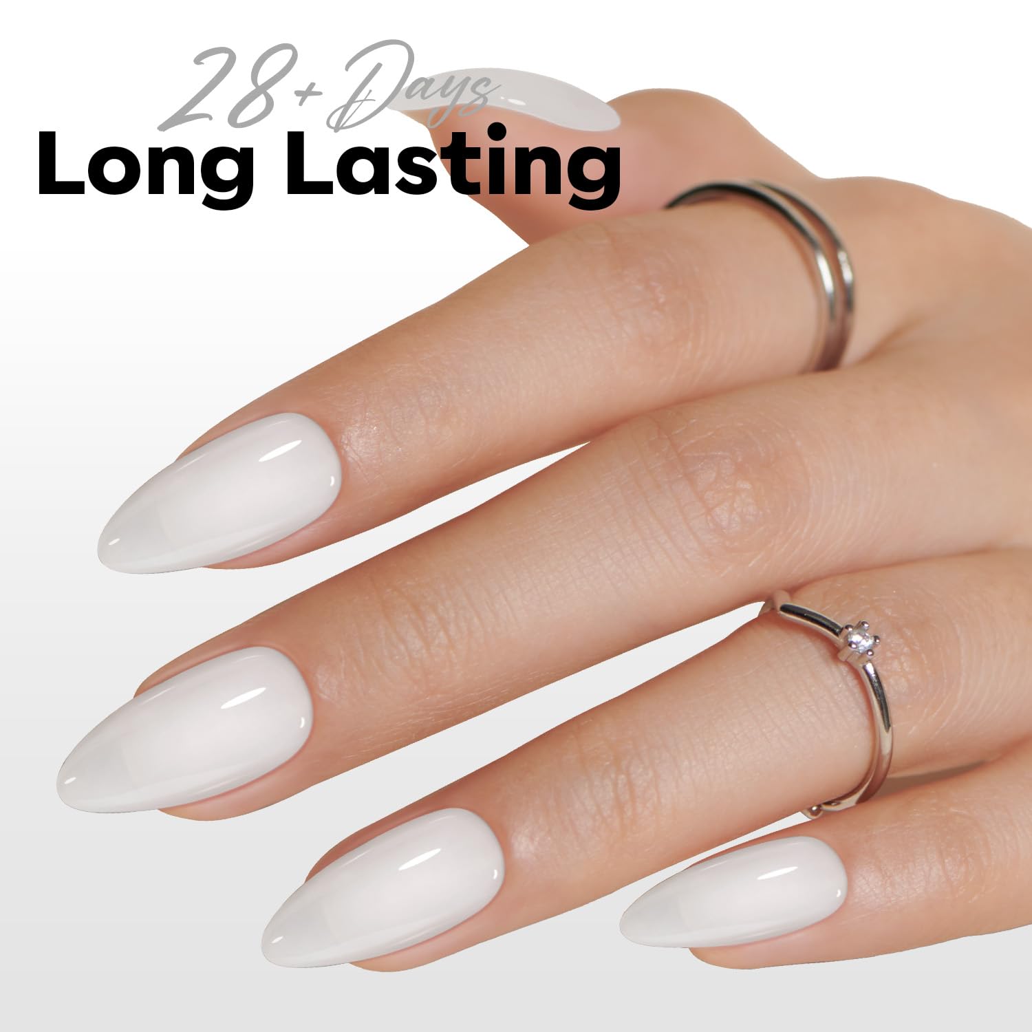 Shiny long wearing finish suitable for daily wear