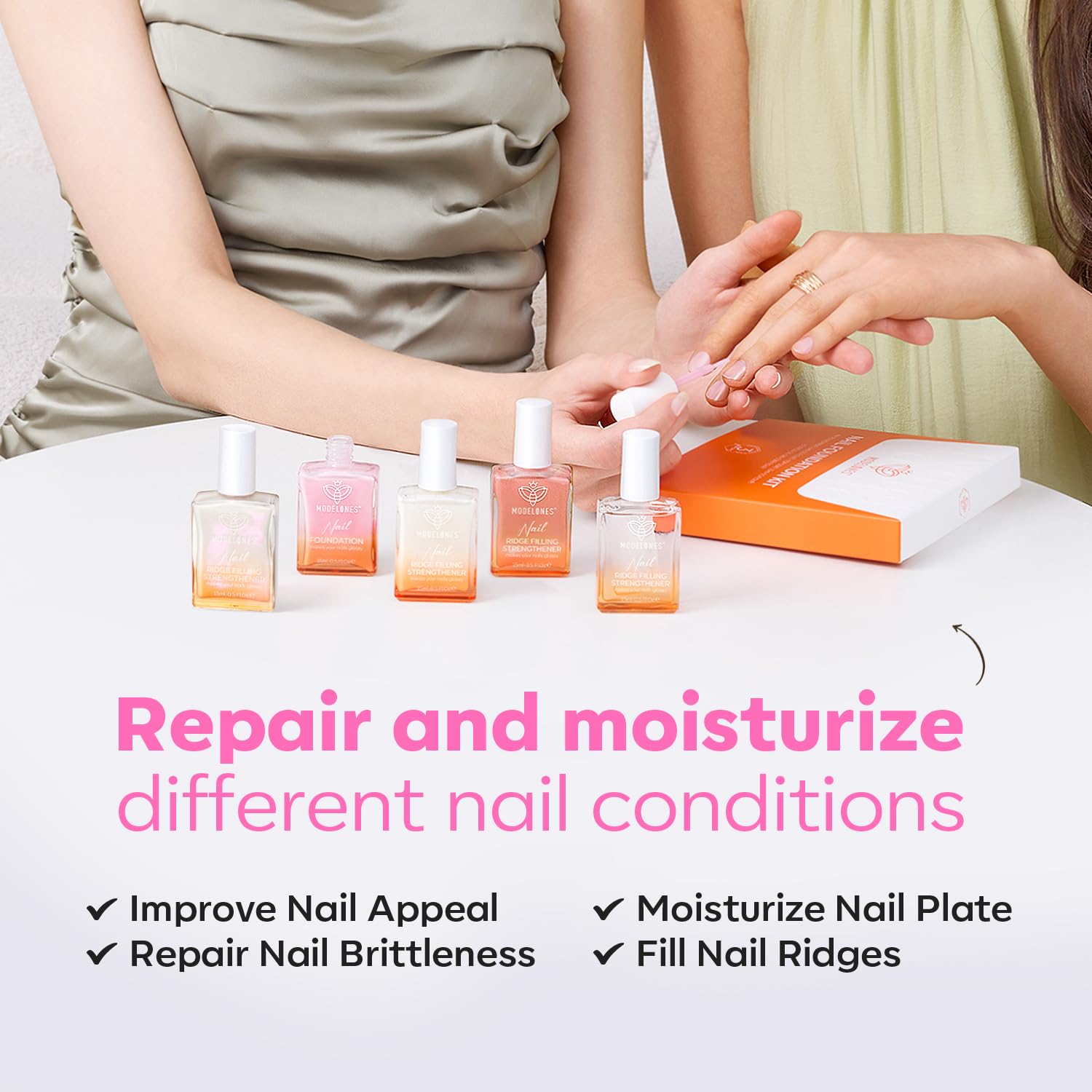 Modelones 5-free formula emphasizes safe, hypoallergenic nail care