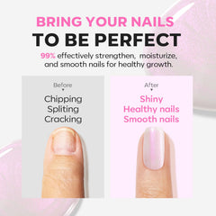 Modelones application brush gliding over nails for smooth, even coverage