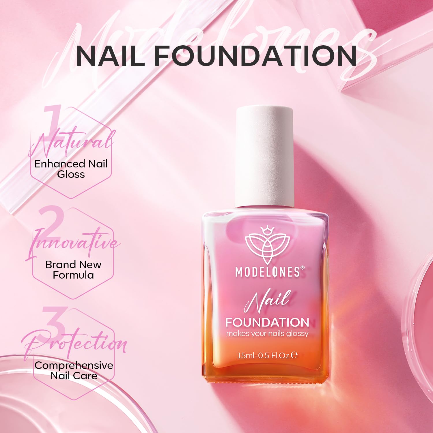 Modelones Nail Strengthener Jelly gift set packaging suitable for gifts