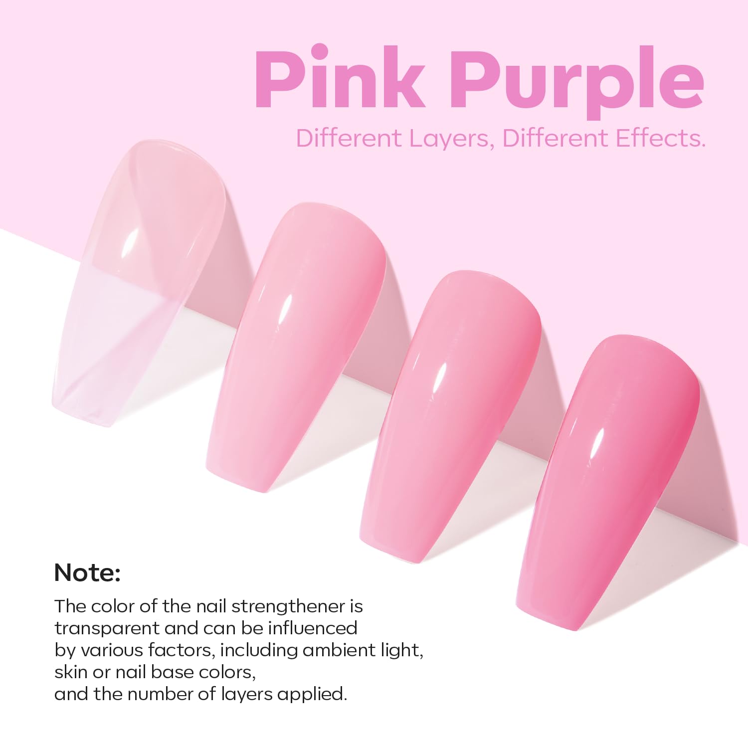 Modelones Nail Strengthener Jelly nails before-after shows improved appearance