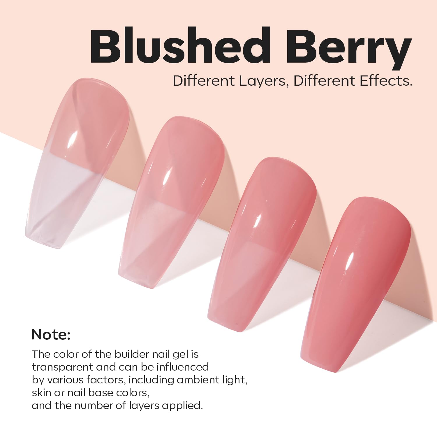 Modelones multiple coats create milky white coverage to conceal blemishes.