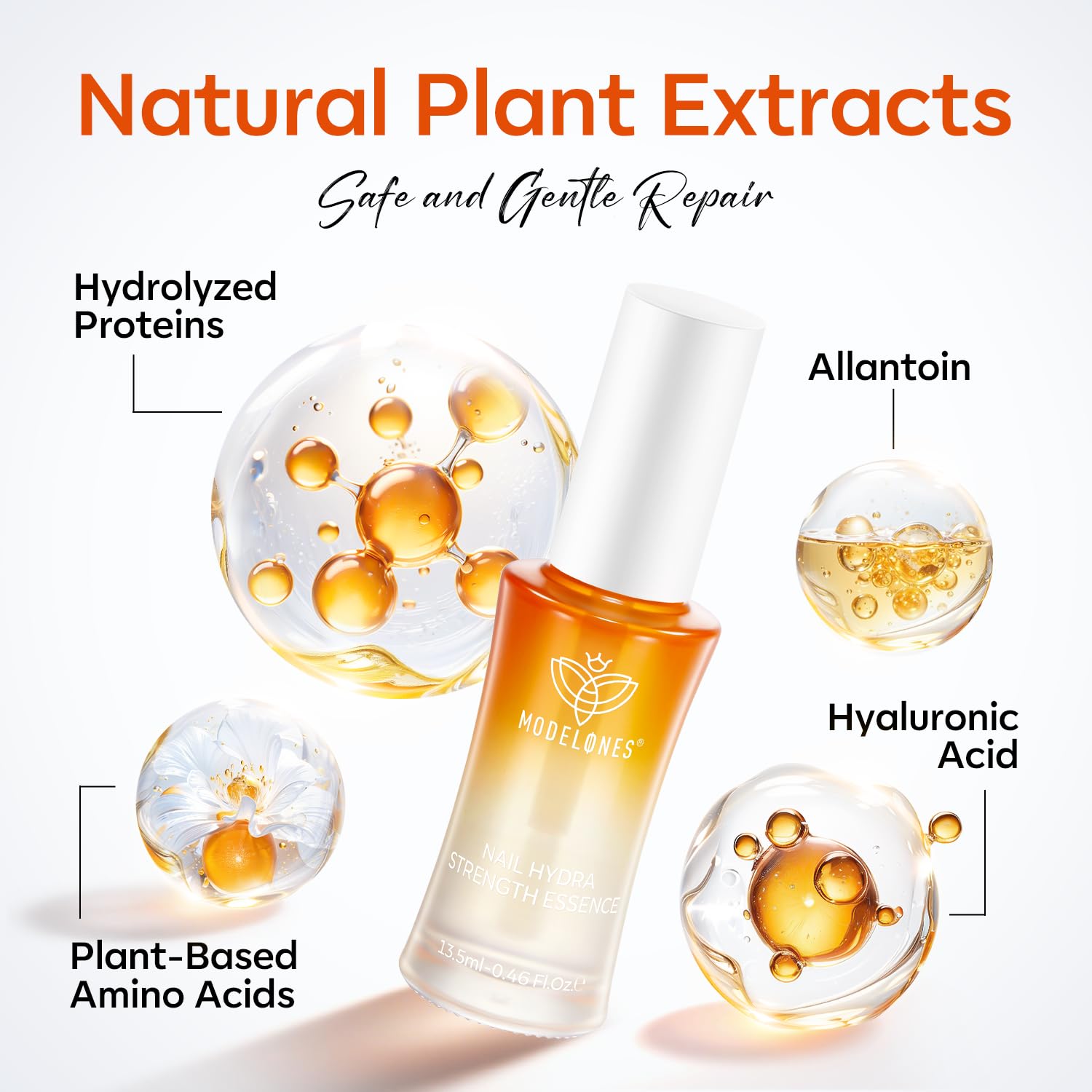 Modelones scented formula adds a calming fragrance during care.