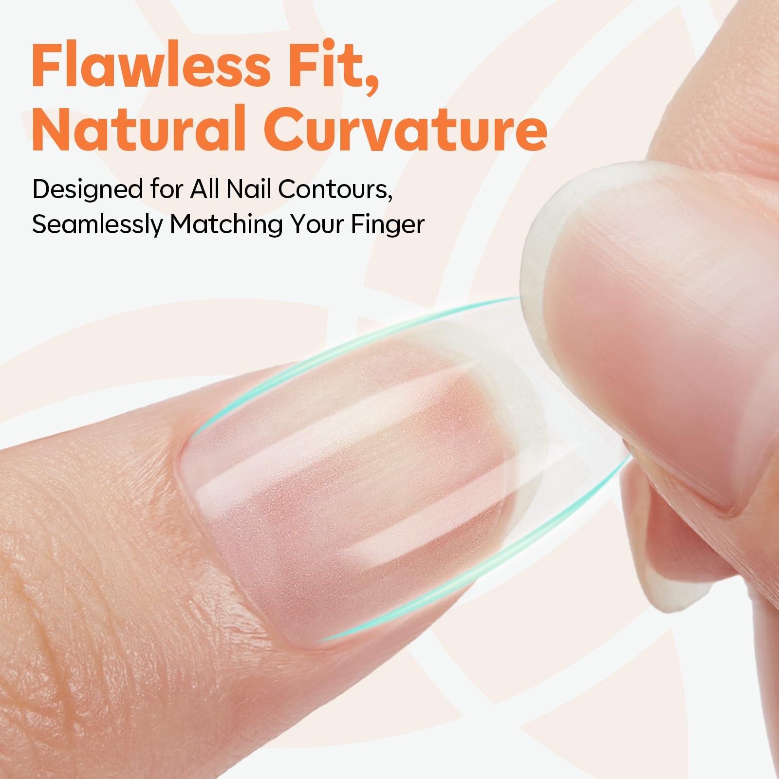 Modelones pre-shaped nail tips simplify at-home gel manicure application.