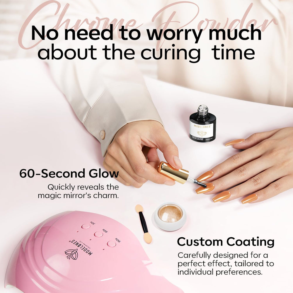 Modelones protective top coat helps prevent chipping and smudges