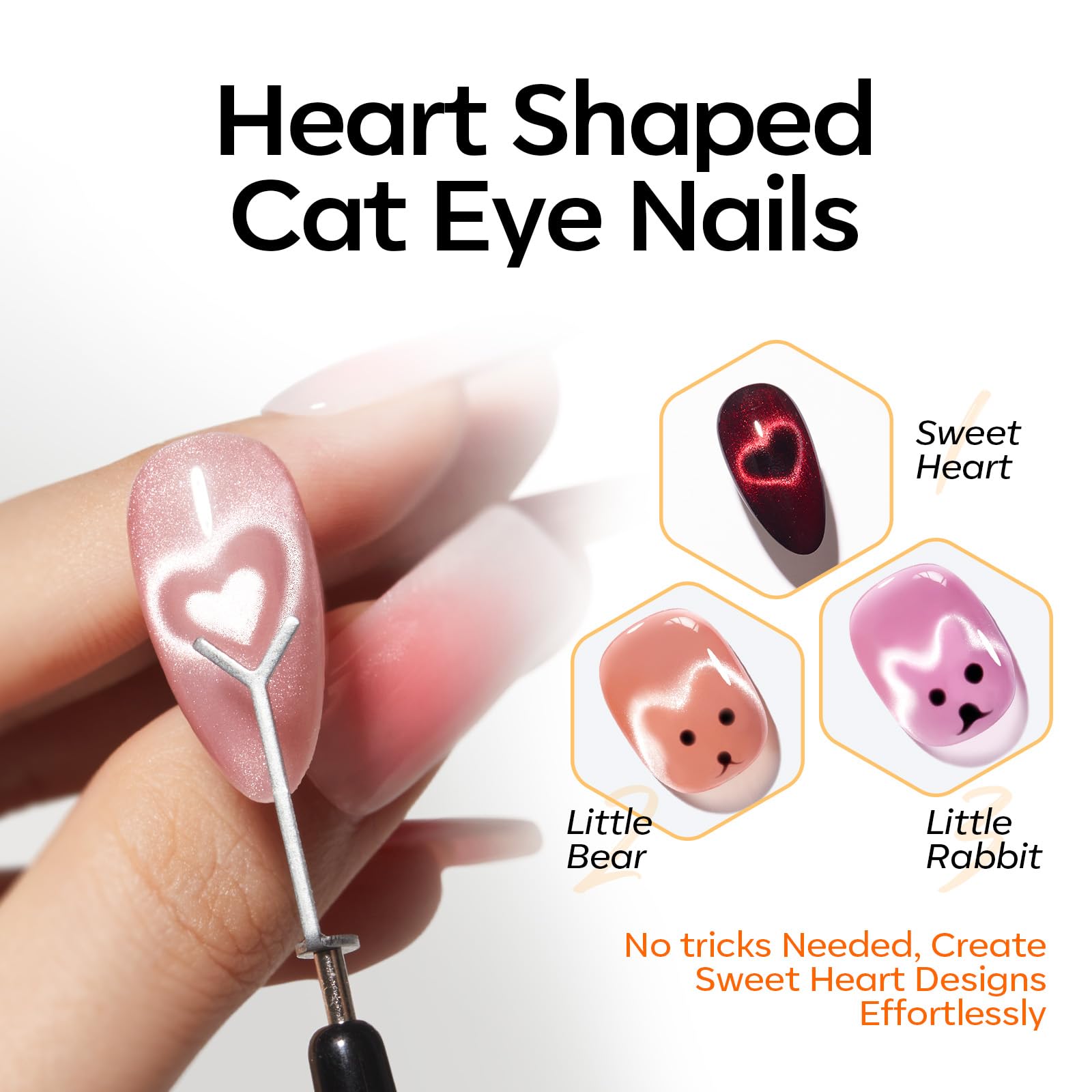 Modelones Round Magnet enabling versatile cat-eye effects