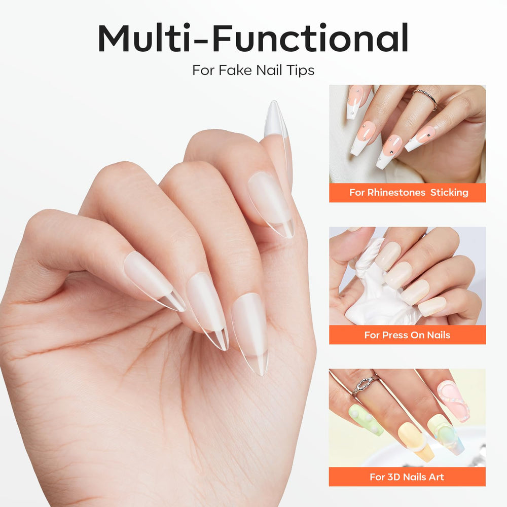 Modelones solid glue for 3D nail art and accents