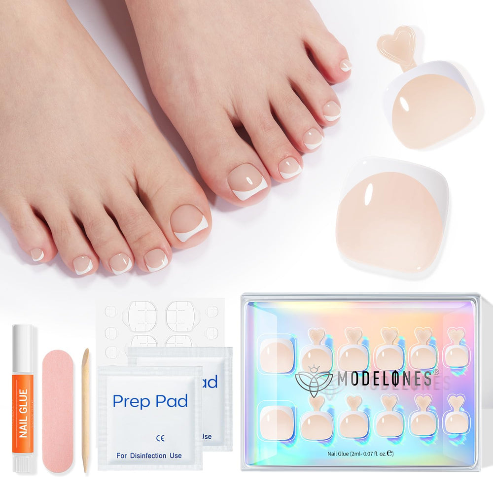 Modelones spring gift-ready toe nails for birthdays or occasions