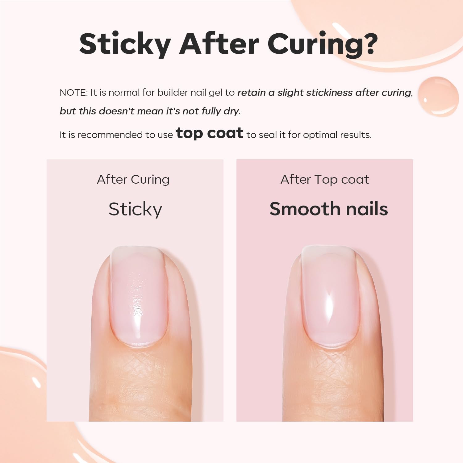 Modelones thickening gel focus for strong overlay and extended wear