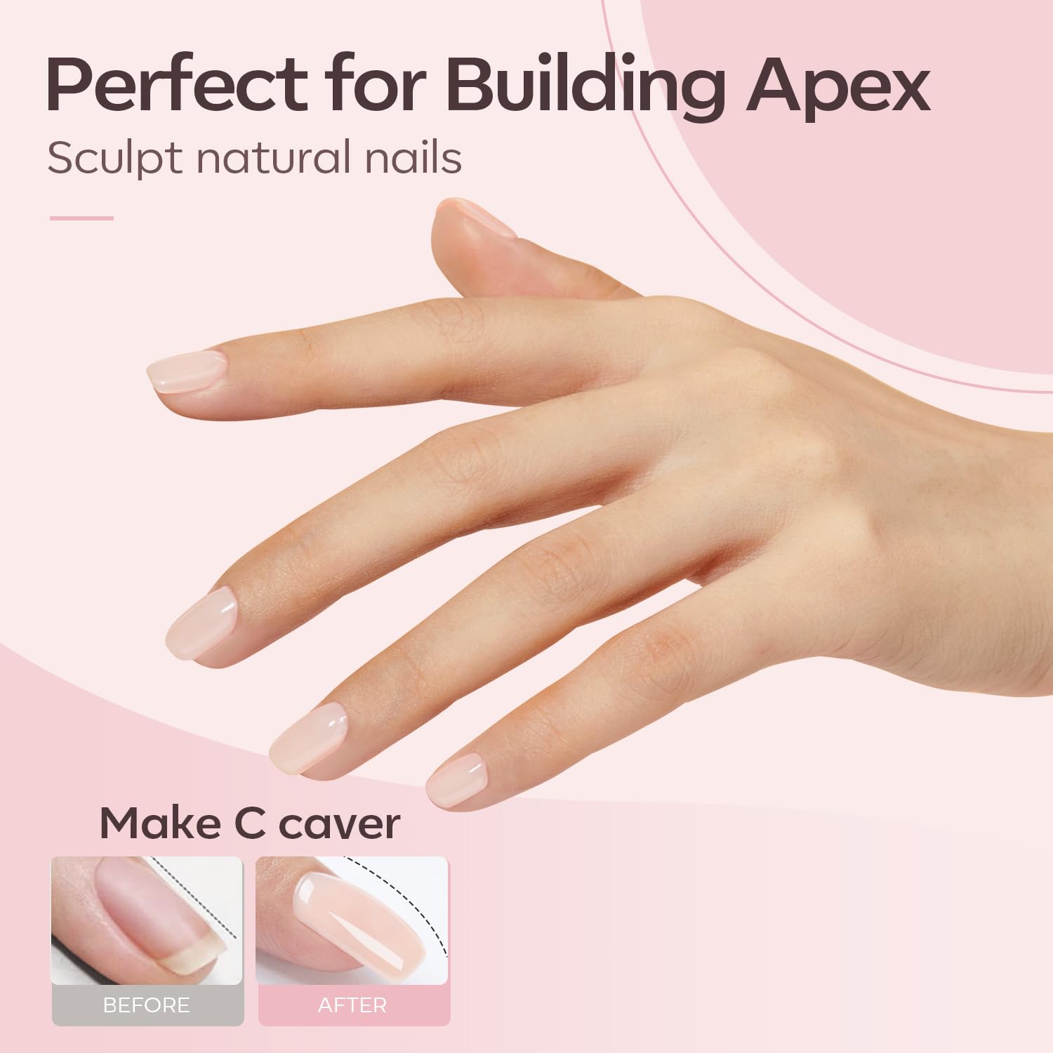 Gel used to attach tips or gems for secure embellishments.