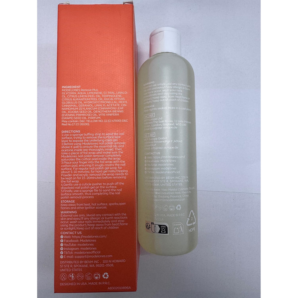 Modelones travel-friendly 8 oz bottle suitable for on-the-go.