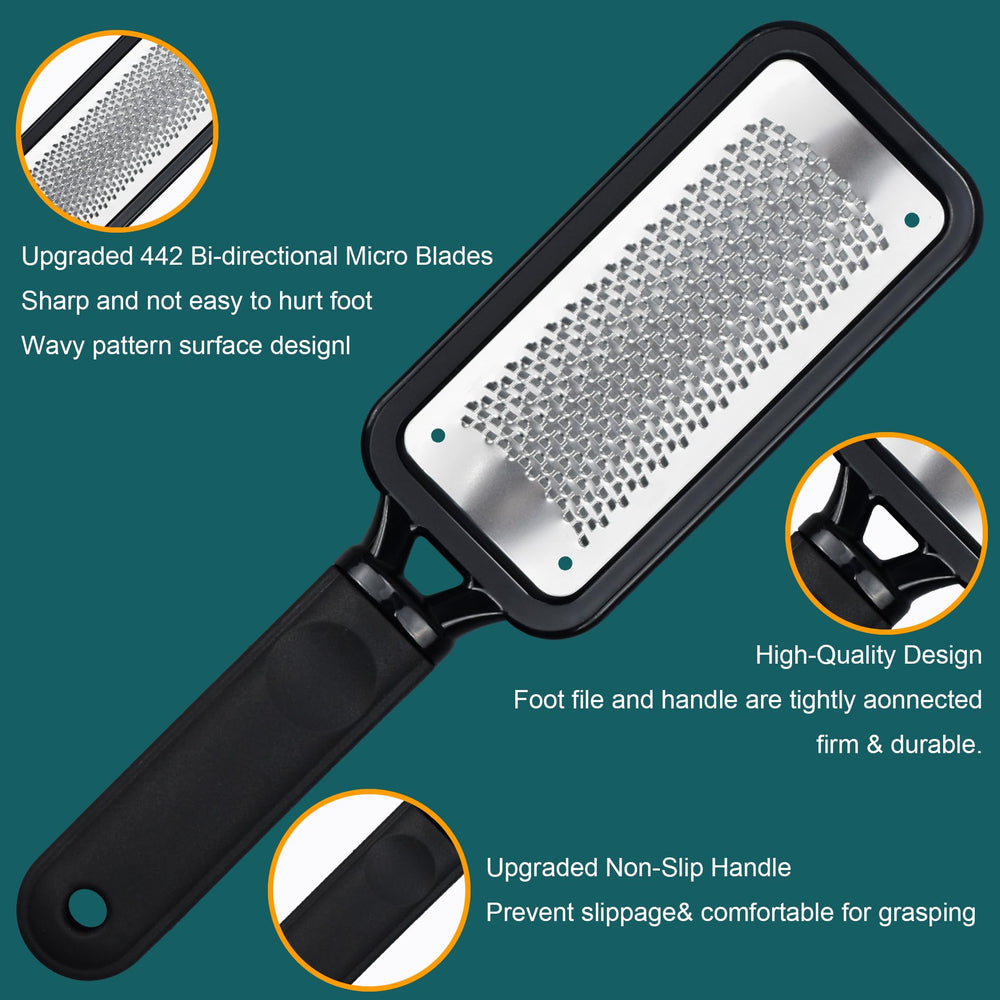 MODENGKONGJIAN foot file handle with non-slip grip for precise use
