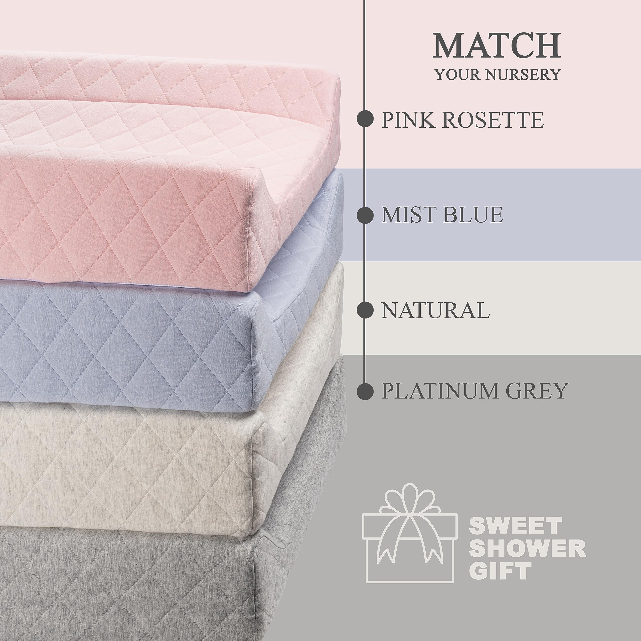 Modera baby changing pad portable design ideal for nursery and travel