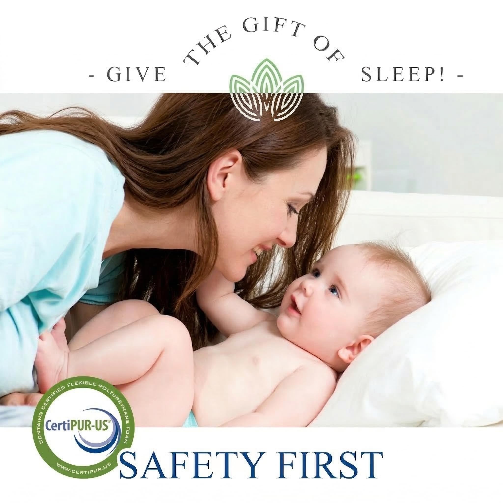 Modera CertiPUR-US certification badge—trusted materials for safety and quality.