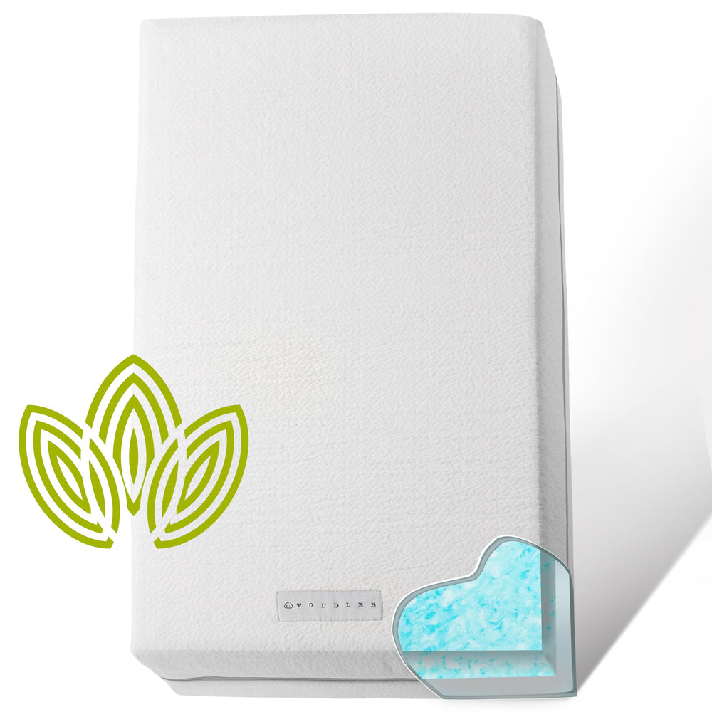 Modera infant-side dual-sided mattress—firm, safe support for newborns.