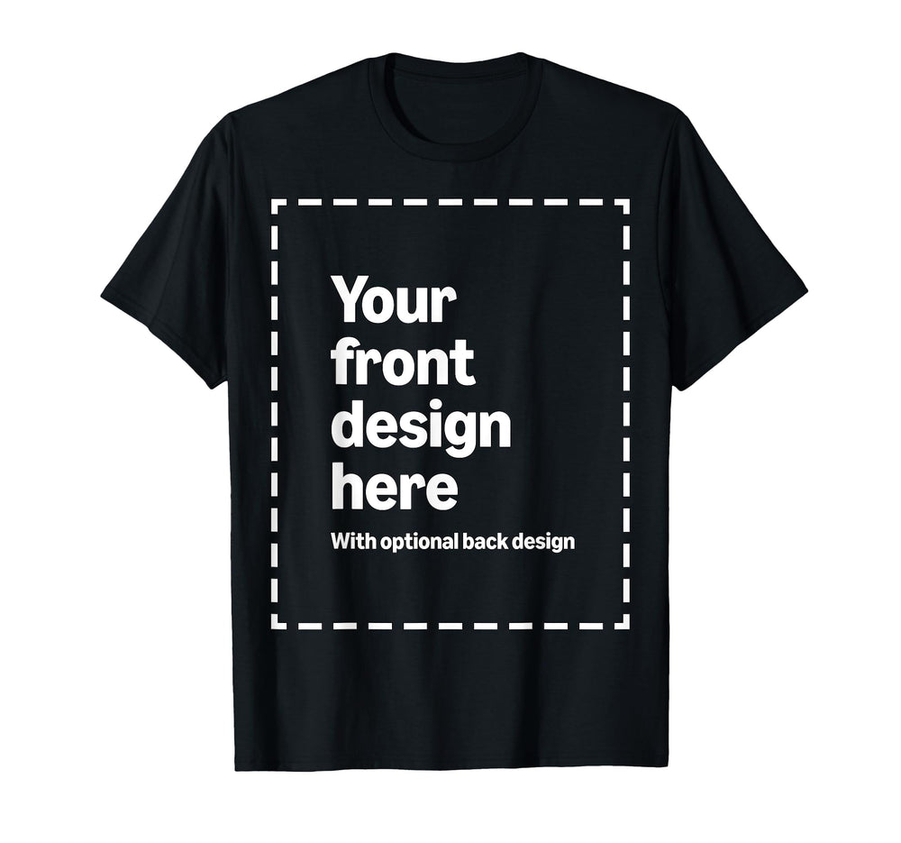 Modify by Amazon Merch on Demand front and back print tee—perfect for personalized gifts and events