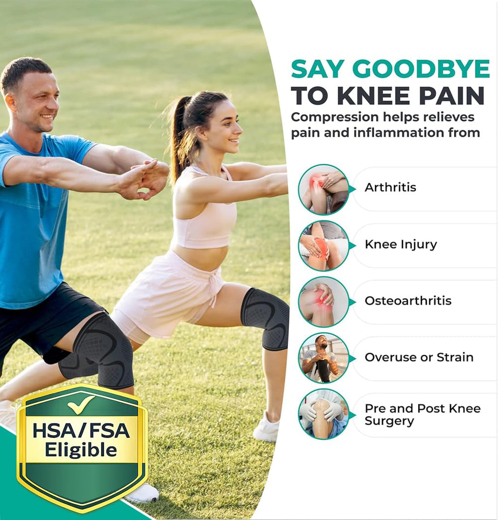Modvel knee brace ergonomic shape supports the knee precisely where needed.