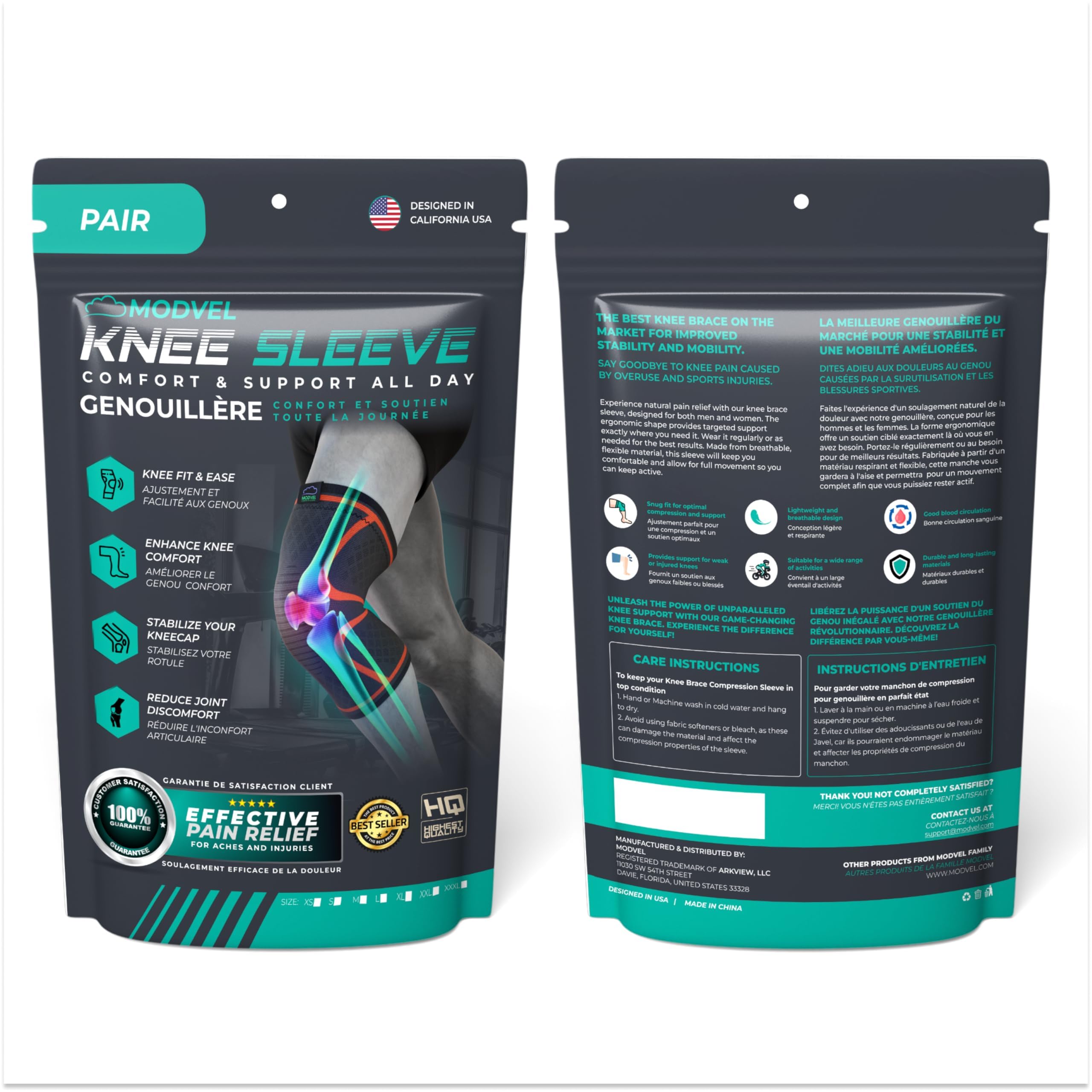 Modvel knee brace may help ease discomfort during daily activities.