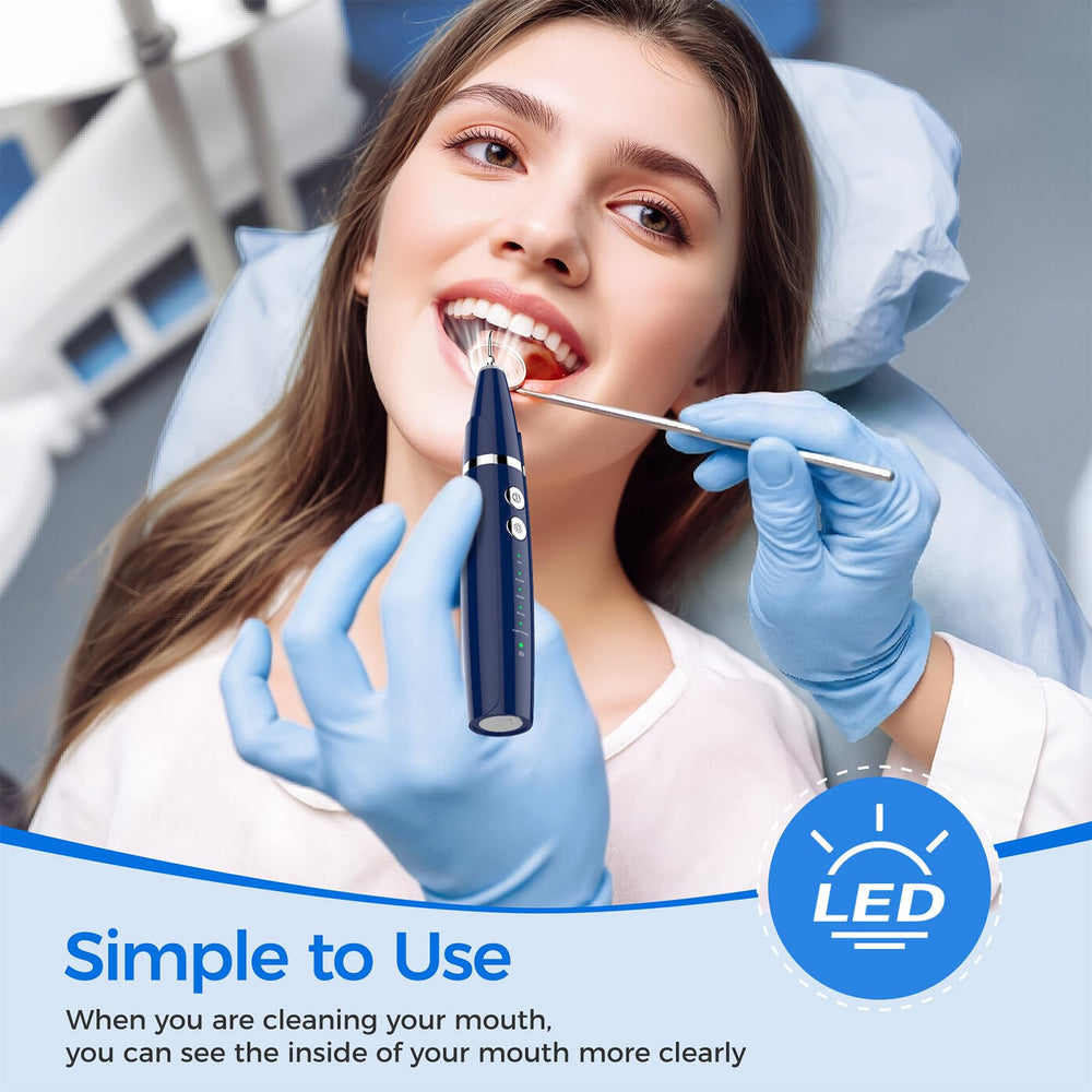 Moeckearla waterproof dental tool supports easy rinsing after use.
