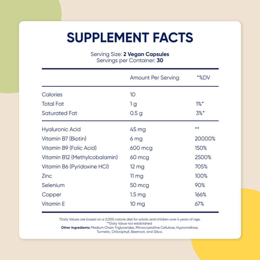 Moerie biotin and Q10 minerals support hair follicles and vitality.