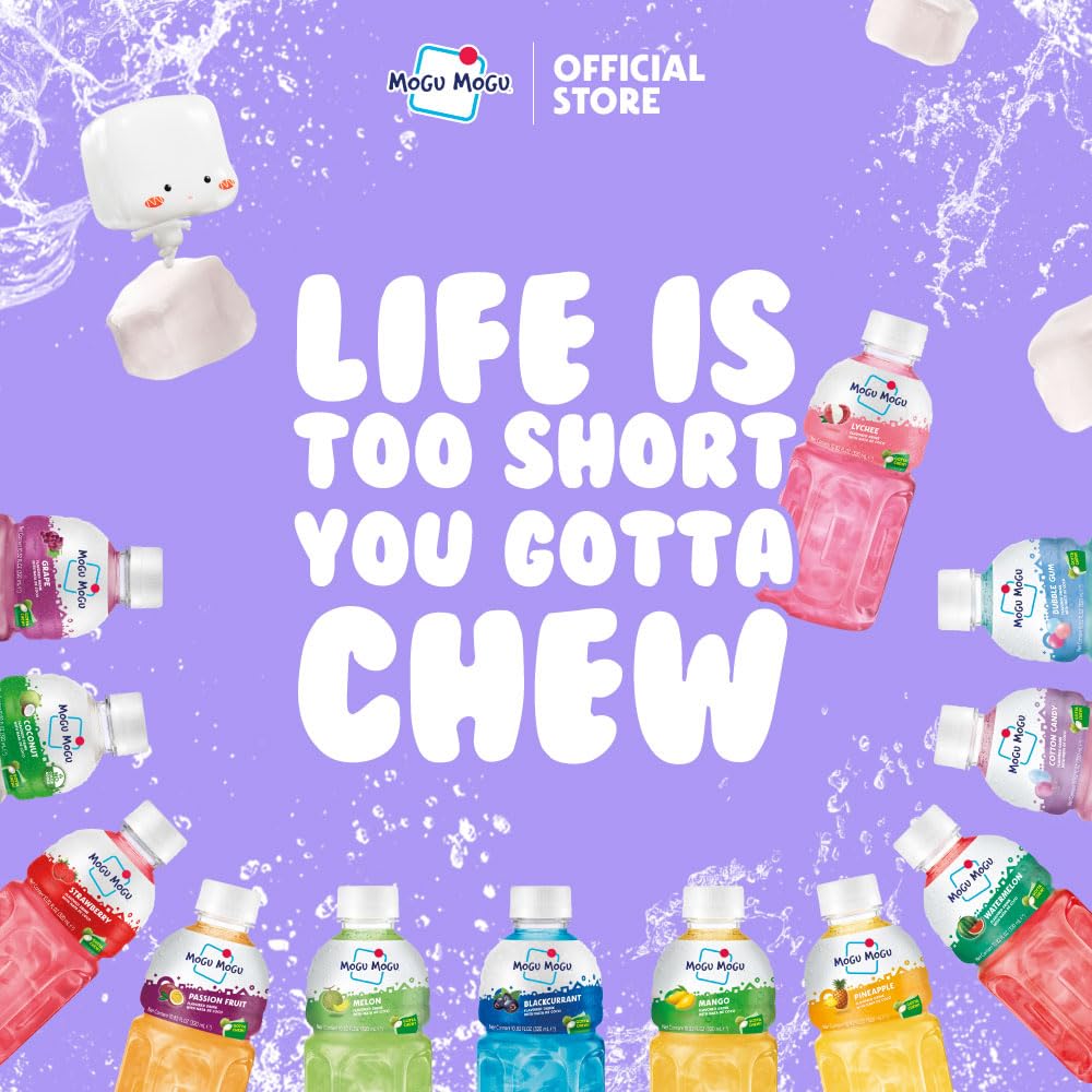 Mogu Mogu on-the-go beverage with chewy coconut jelly.
