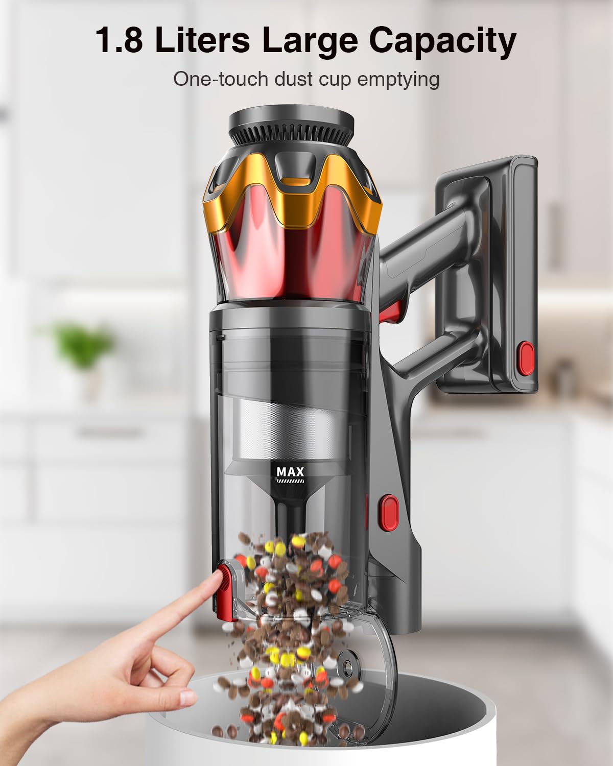 mohomo 70-minute battery life enabling full-house cleaning