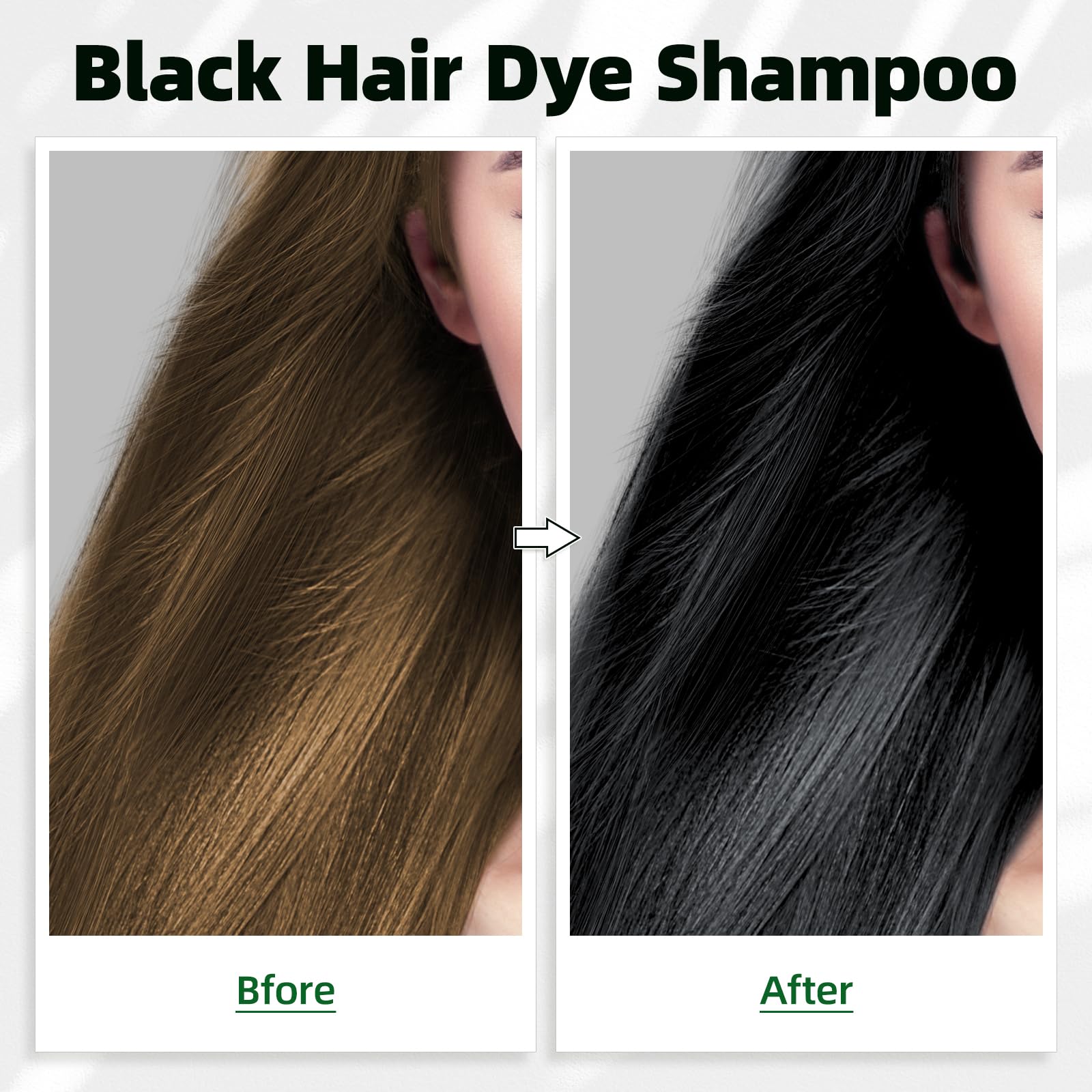 MOISTAR shampoo in use for even gray coverage on white hair