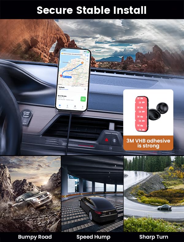 MOKPR magnetic charger with metal frame for durability and style.