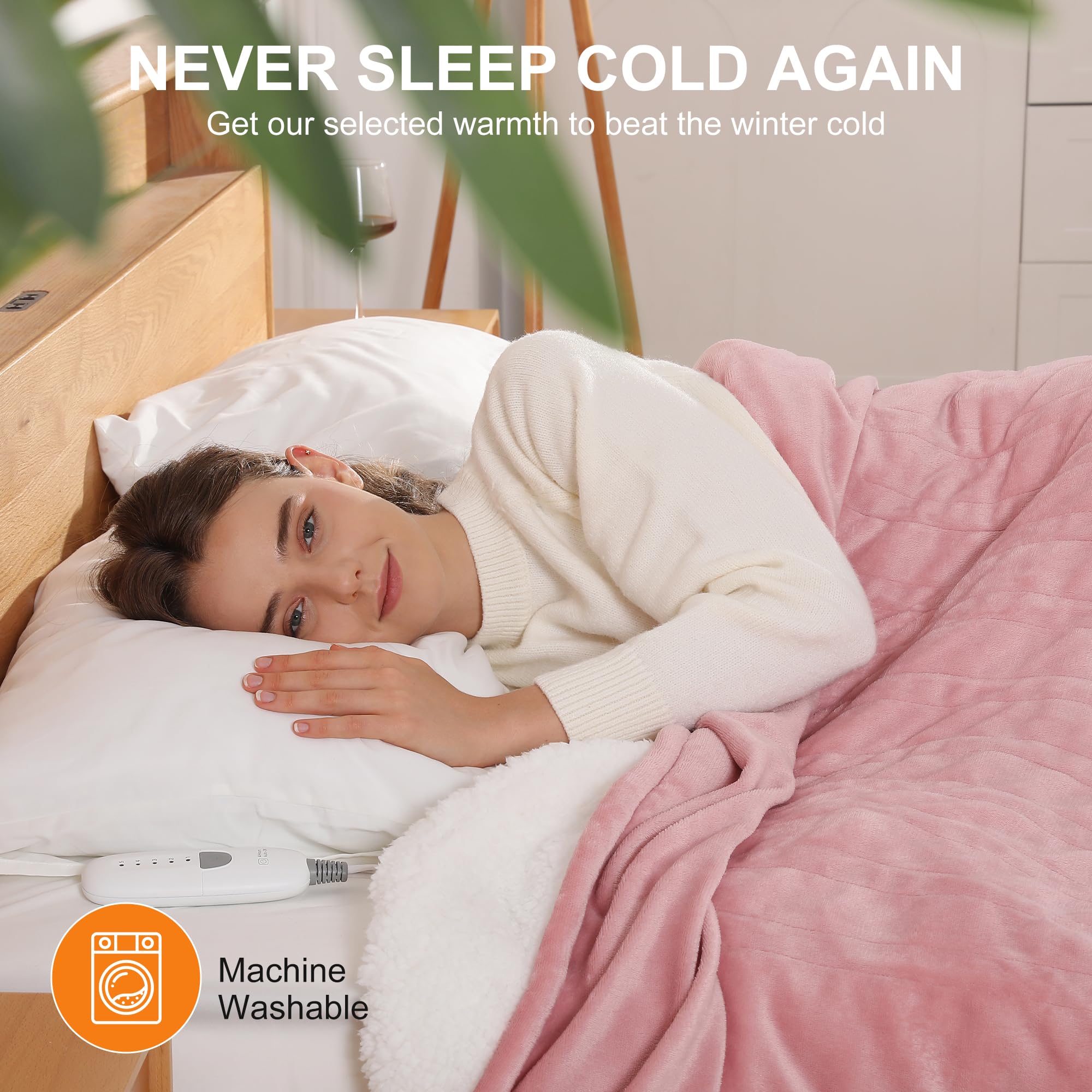 Molatink heated throw energy-efficient design uses far less energy than standard heaters.