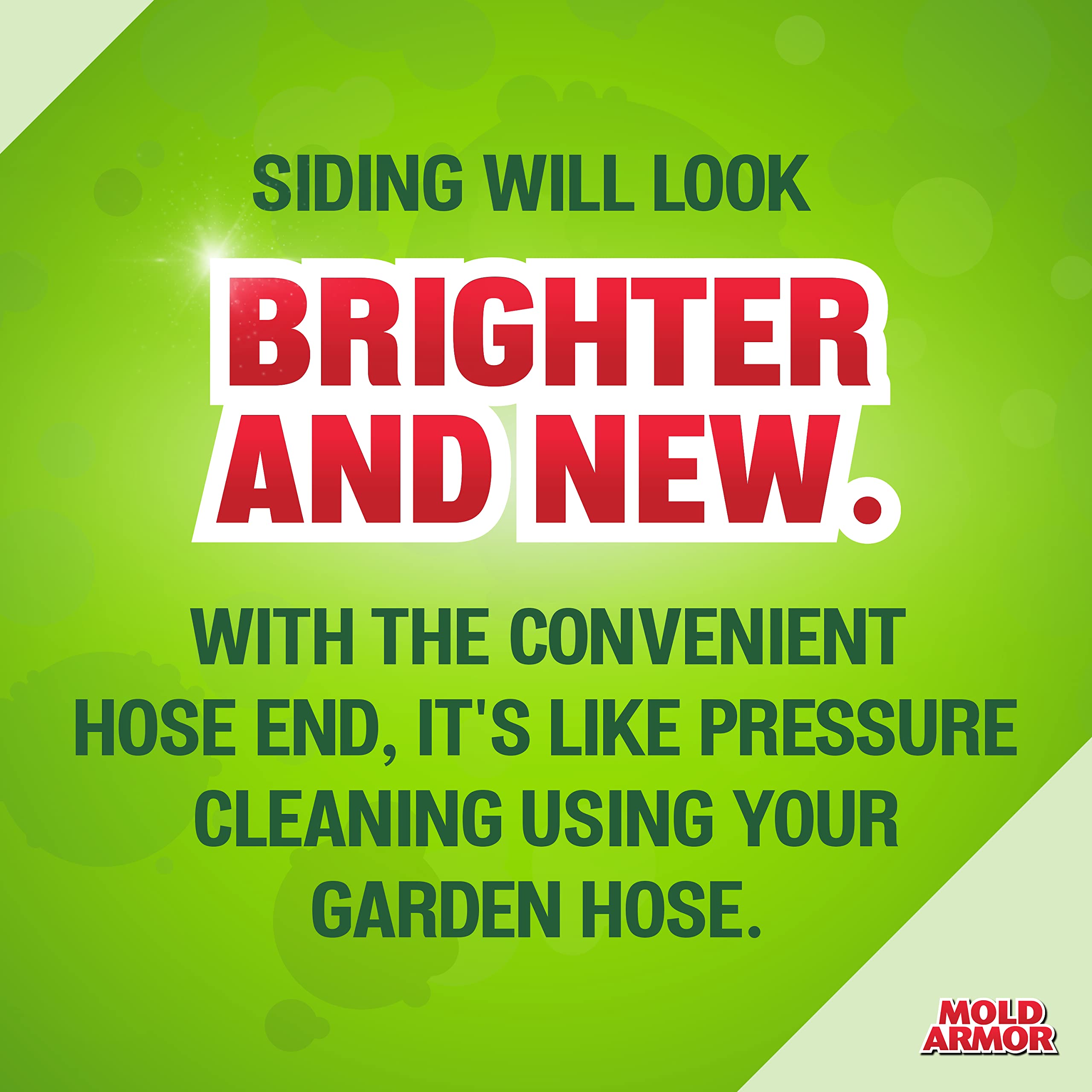 Mold Armor 64oz E-Z House spray application on exterior surfaces.